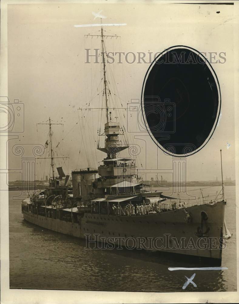 1930 Press Photo HMS Dunbar ship - noo80354
