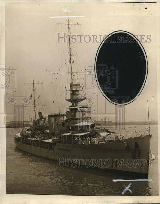 1930 Press Photo HMS Dunbar ship - noo80354