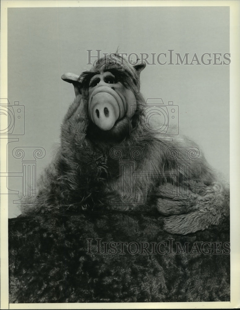 1987 Press Photo A scene from the special ALF Loves a Mystery, on NBC.- Historic Images