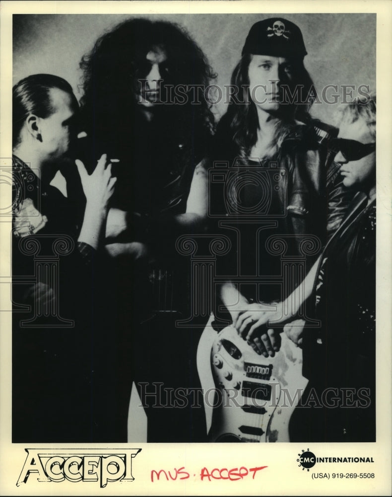 1993 Press Photo Accept, German heavy metal band. - nop00270- Historic Images