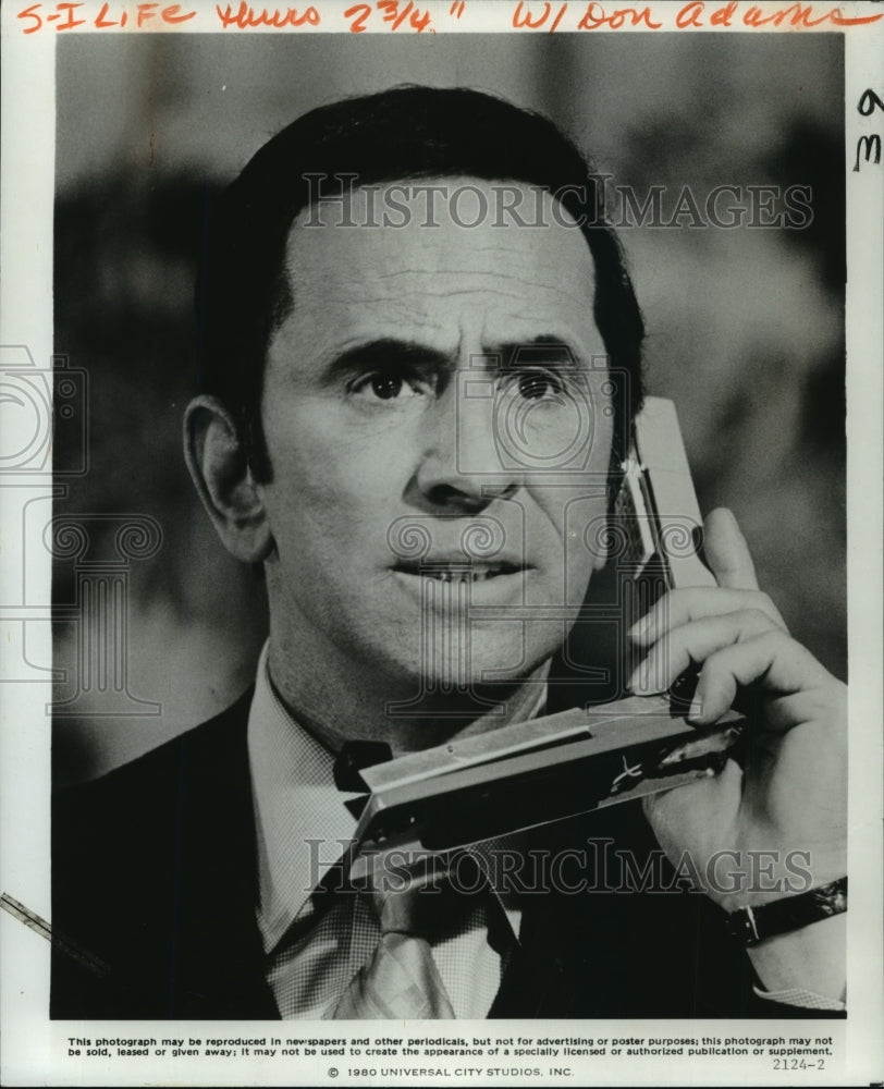 1980 Press Photo Don Adams stars in The Nude Bomb. - nop00287