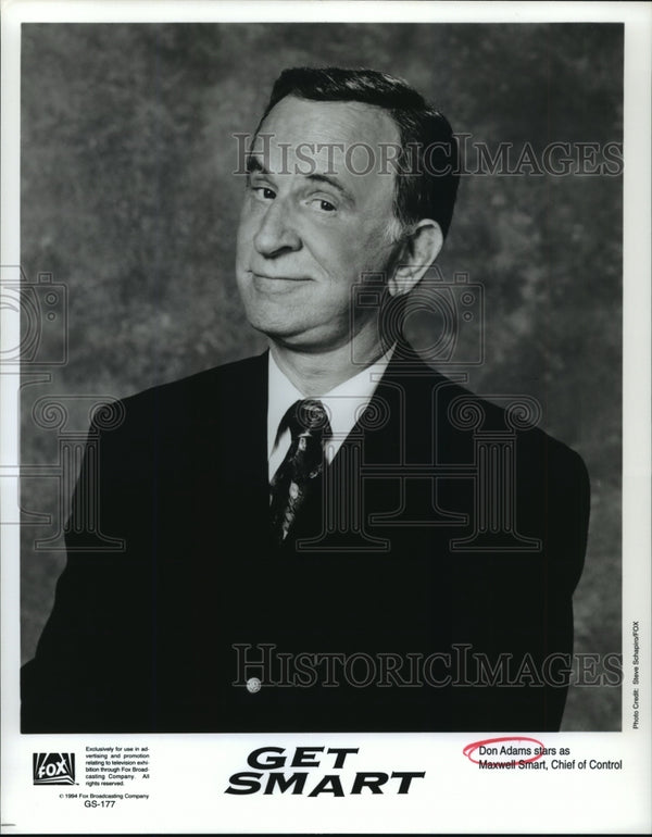 1994 Press Photo Don Adams stars as Maxwell Smart, in Get Smart ...