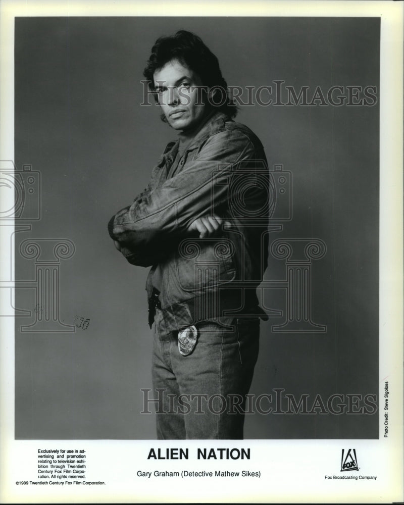 1989 Press Photo Gary Graham stars on Alien Nation, on Fox. - nop00368- Historic Images