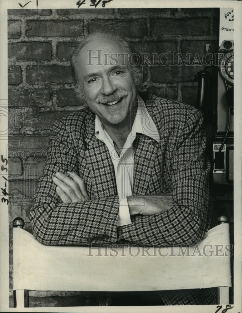 1978 Press Photo Jack Albertson in The Comedy Company, on CBS. - nop00411- Historic Images