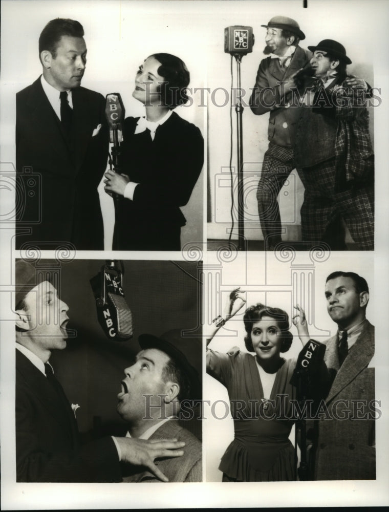 1976 Press Photo Gracie Allen &amp; George Burns on The First Fabulous Fifty.- Historic Images