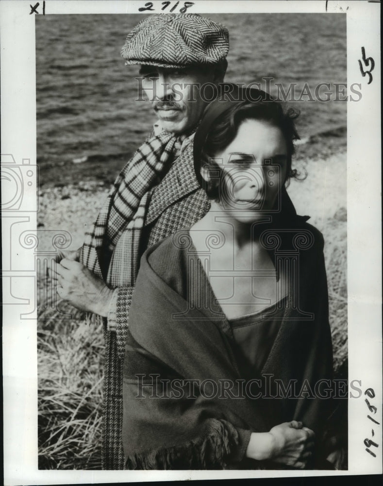 1978 Press Photo Nancy Addison and James Cobrn star in The Dain Curse, on CBS.