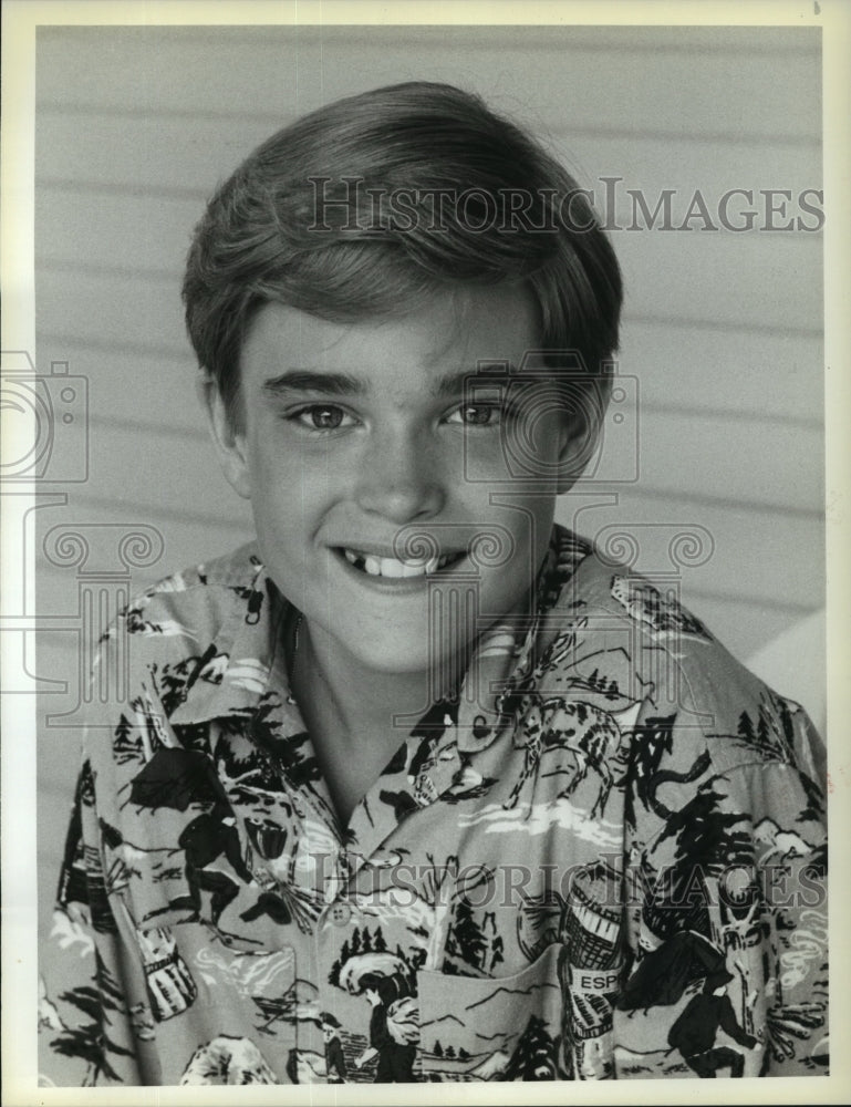 1986 Press Photo Chad Allen stars in Our House, on NBC. - nop00938- Historic Images