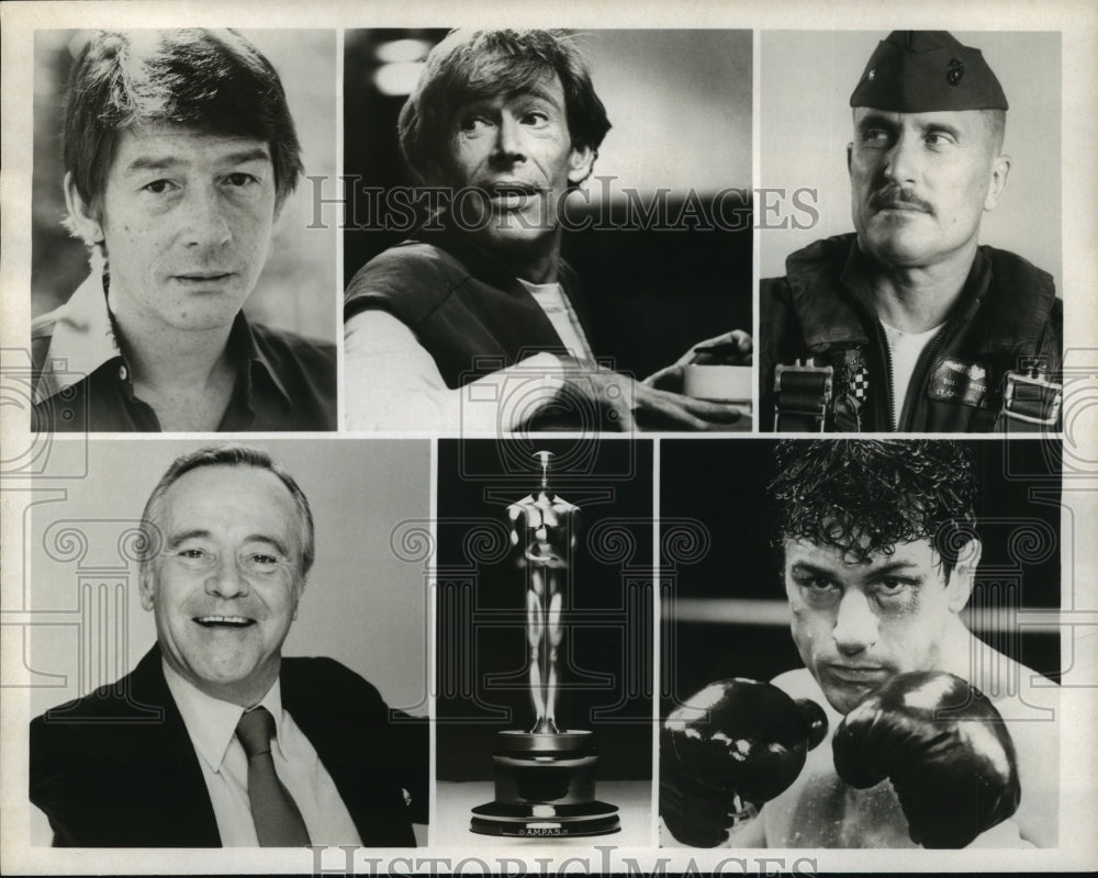 1981 Press Photo Nominees for Best Actor at the 53rd Annual Academy Awards.- Historic Images