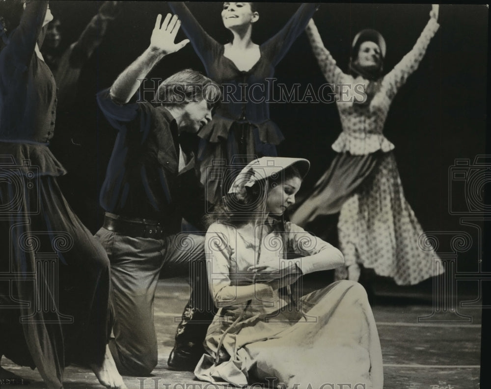 1973 Press Photo Members of the Agnes de Mille Heritage Dance Theater.- Historic Images