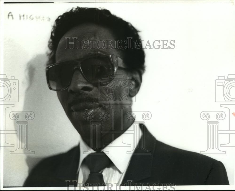 1990 Press Photo Johnny Adams, blues singer. - nop01185- Historic Images