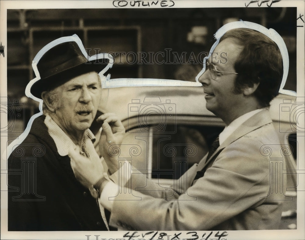 1976 Press Photo Jack Albertson and Bernie Koppell in Chico and the Man.- Historic Images