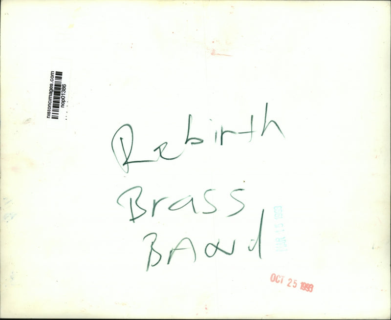 Load image into Gallery viewer, 1993 Press Photo Kermit Ruffins with the Rebirth Brass Band. - nop01386
