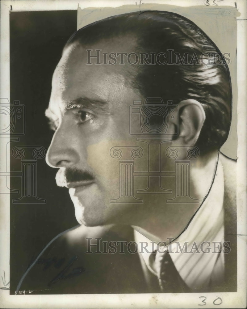 1947 Press Photo Chilean pianist Claudio Arrau at New Orleans Symphony Orchestra