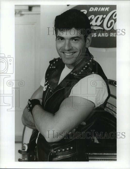 1997 Press Photo "Grease" - Joseph Barbara in Broadway Production - nop05107
