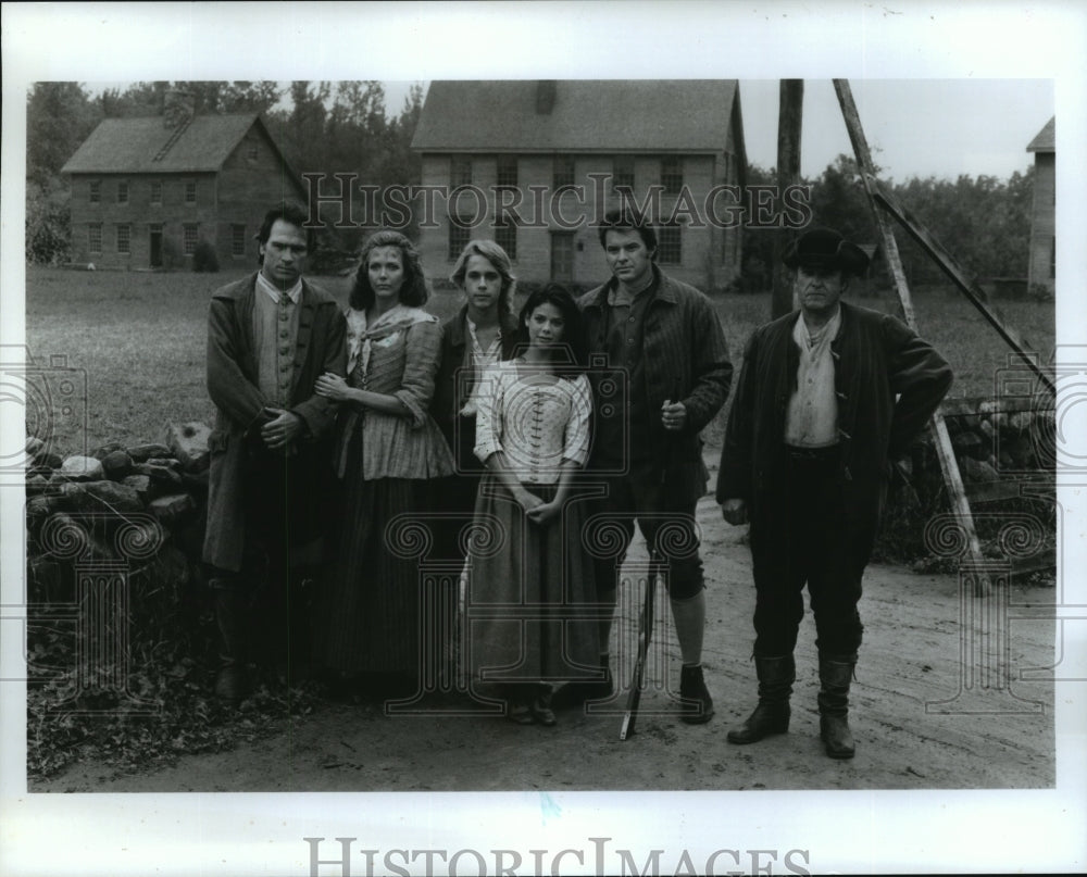 1988 Press Photo Cast Members of &quot;April Morning&quot; Hallmark Hall of Fame CBS TV- Historic Images