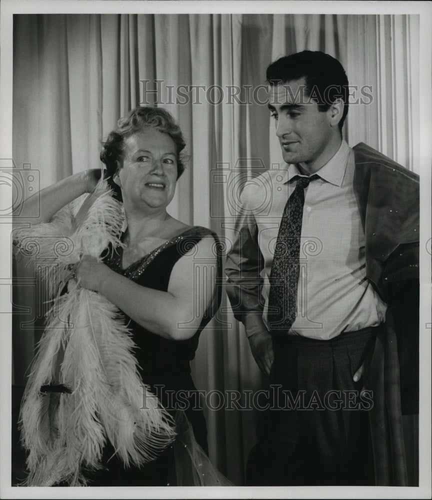 1958 Press Photo French Actor Jacques Bergerac - nop06644