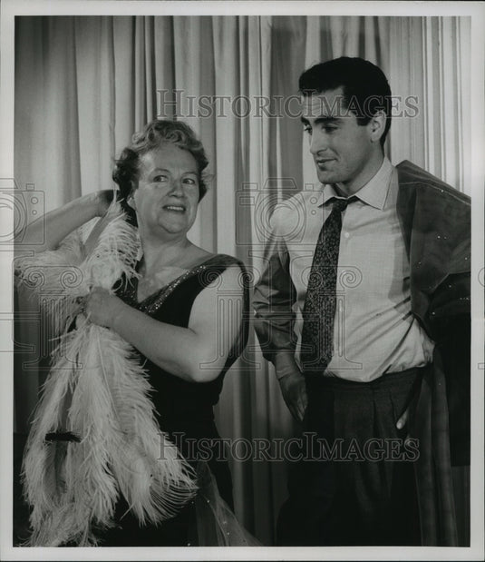 1958 Press Photo French Actor Jacques Bergerac - nop06644