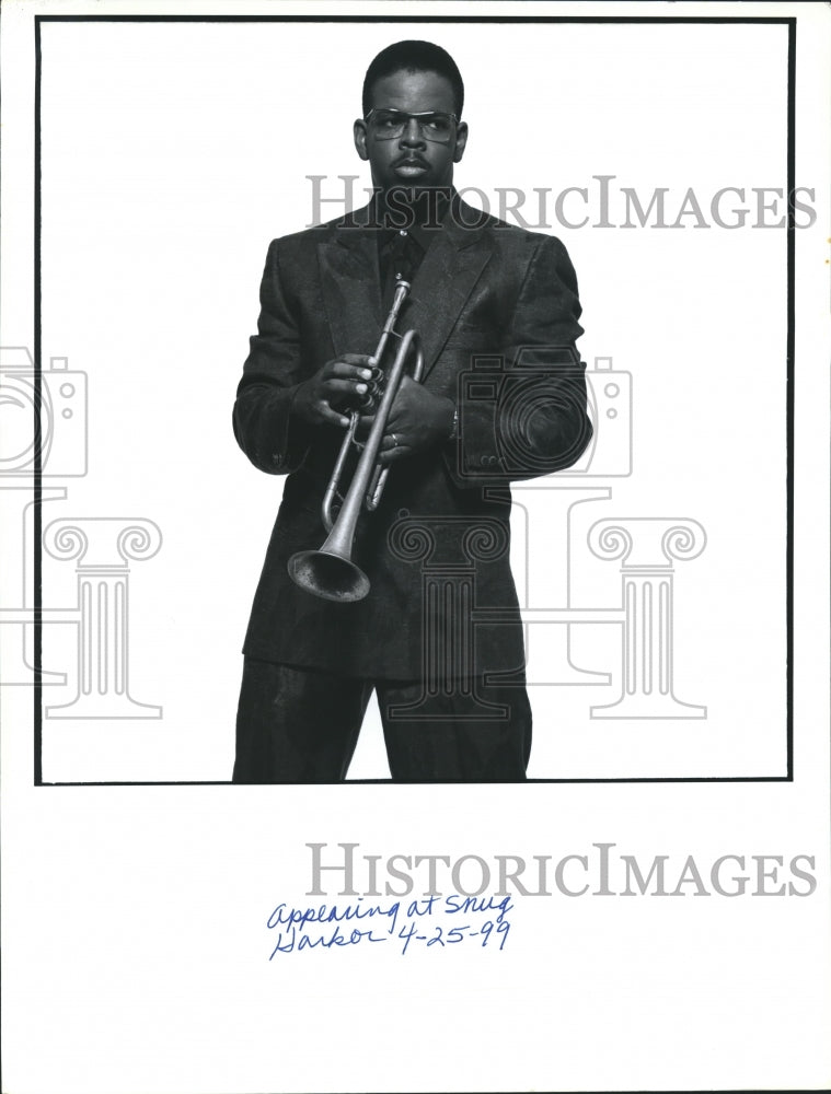 Load image into Gallery viewer, 1999 Press Photo Terence Blanchard, jazz trumpeter, composer and bandleader.
