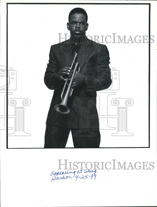 1999 Press Photo Terence Blanchard, jazz trumpeter, composer and bandleader.