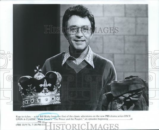 1976 Press Photo Bill Bixby hosts Once Upon a Classic, on PBS. - nop08329