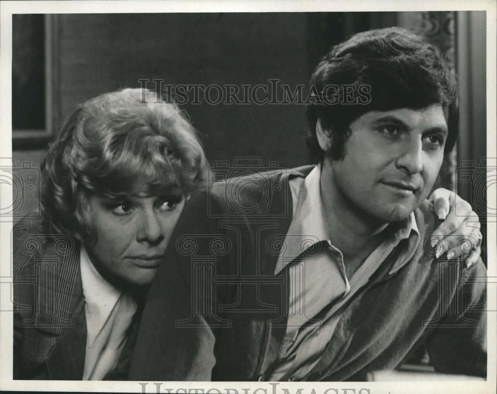 1976 Press Photo Renee Taylor and Joseph Bologna in "Woman of the Year."