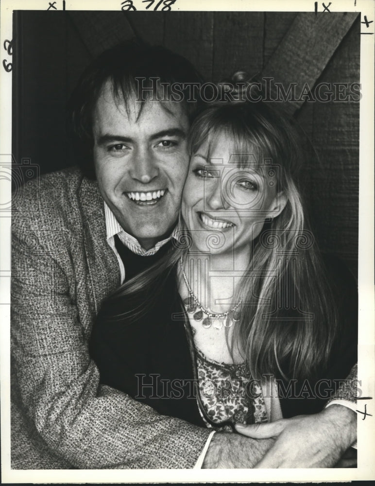 1980 Press Photo Powers Booth and Susan Blakely stars of "A Cry for Love"