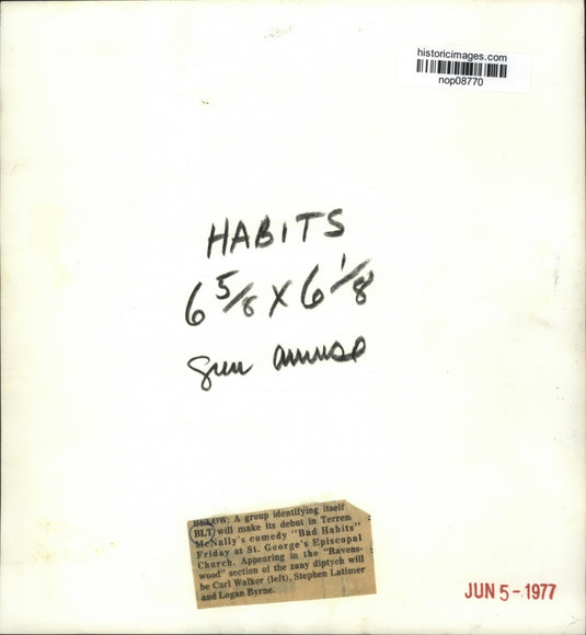 1977 Press Photo BLT group makes debut in Terren McNally's comedy, "Bad Habits."