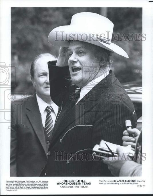 1982 Press Photo Charles Durning stars in 