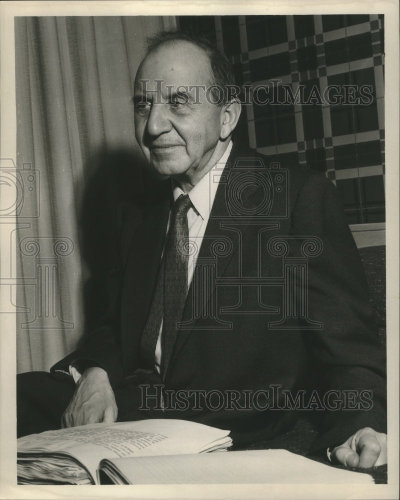 1959 Press Photo Ben Lucien Burman, author and journalist. - nop12149