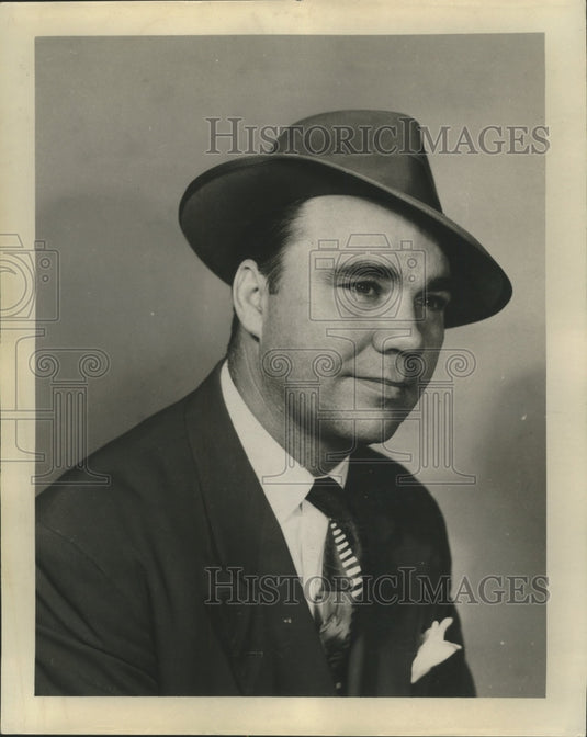 1950 Press Photo Art Burke, Former Sports Editor of The States-Item - nop12381