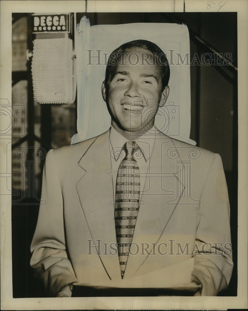 1950 Press Photo Don Cherry- Top Singer, Penthouse Party, telecast Fridays