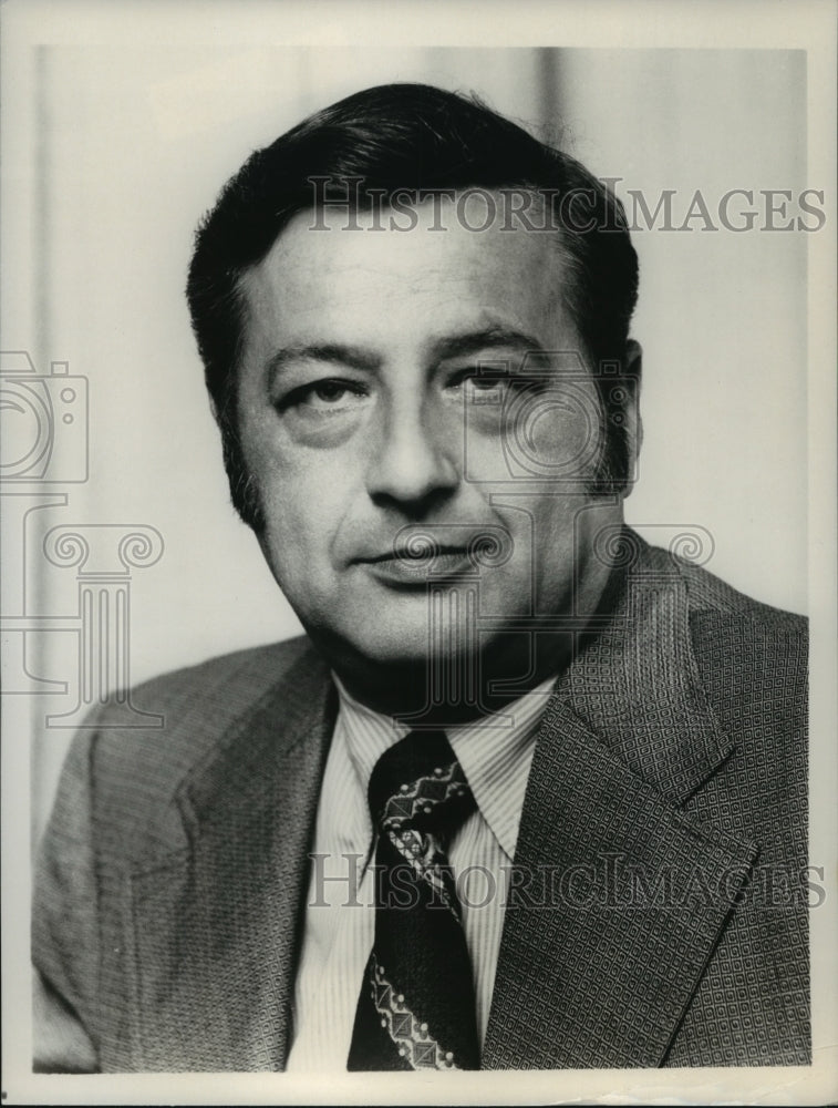 Load image into Gallery viewer, 1980 Press Photo Robert Chandler, vice president of public affairs, CBS News.
