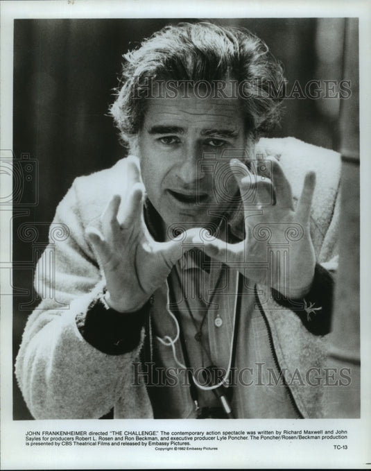 1962 Press Photo John Frankenheimer, director of The Challenge - nop13437