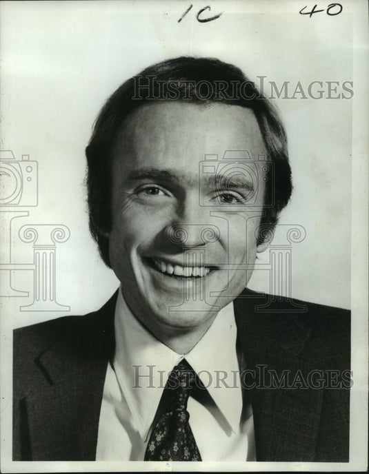 1973 Press Photo Dick Cavett, "The Dick Cavett Show" - nop14302- Historic Images