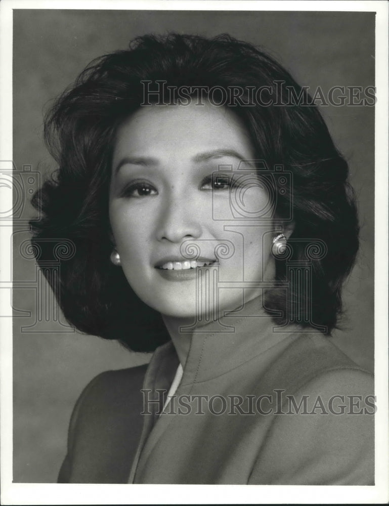 1989 Press Photo Connie Chung will anchor &quot;Saturday Night With Connie Chung.&quot;- Historic Images