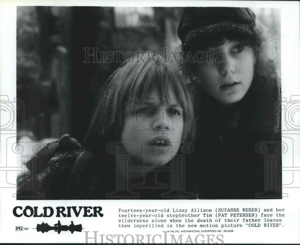 Press Photo Suzanne Weber and Pat Petersen star in &quot;Cold River.&quot; - nop15260- Historic Images