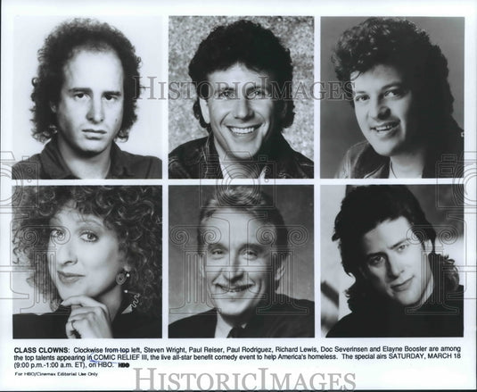 Press Photo Top talents in the all-star benefit 