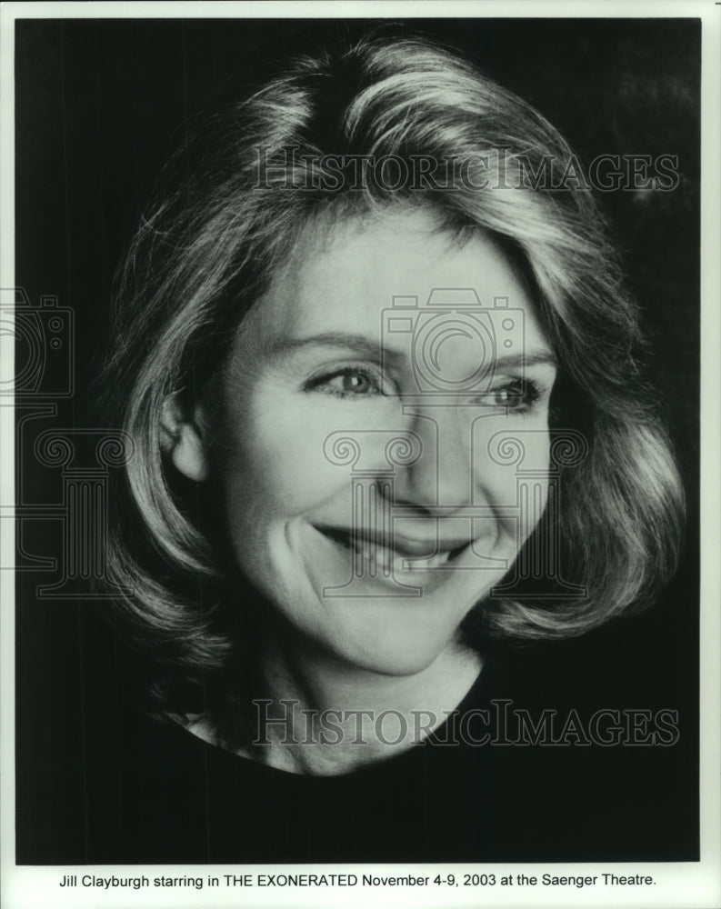 Press Photo Jill Clayburgh starring in "The Exonerated" - nop17069- Historic Images