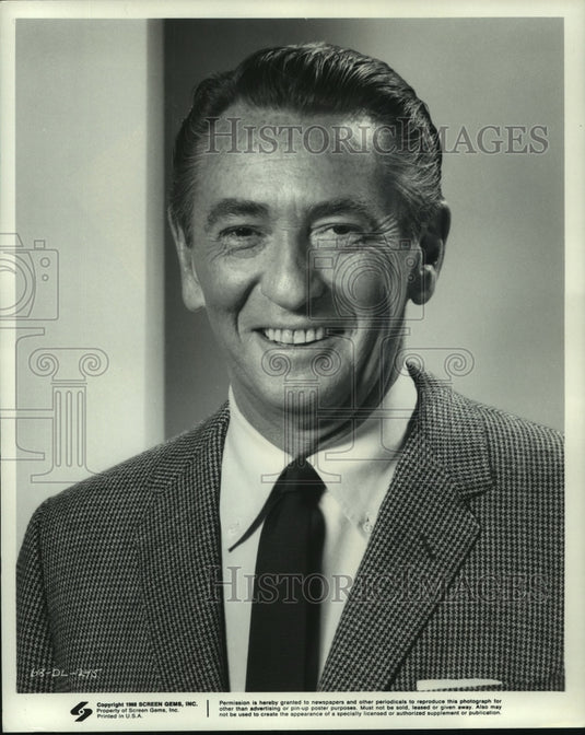 1968 Press Photo Macdonald Carey, "Days of Our Lives" - nop17236