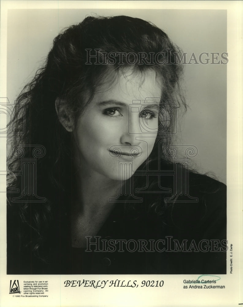 1991 Press Photo Gabrielle Carters as Andrea Zukerman, "Beverly Hills, 90210"