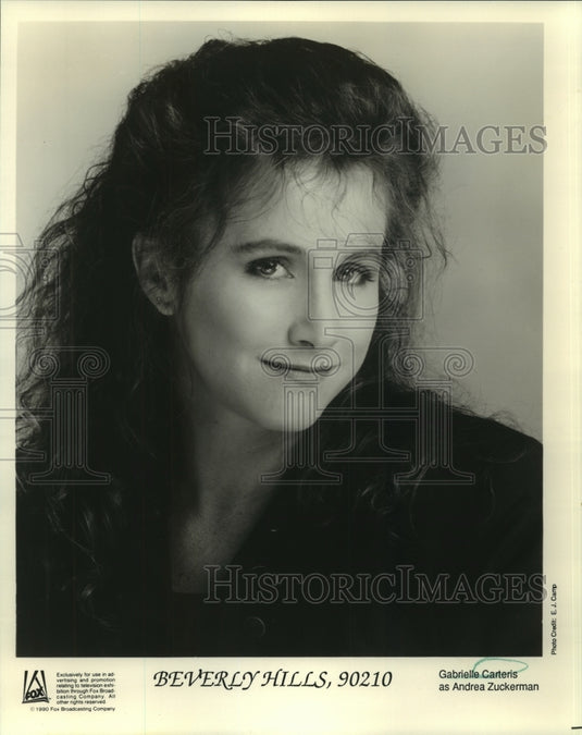 1991 Press Photo Gabrielle Carters as Andrea Zukerman, "Beverly Hills, 90210"