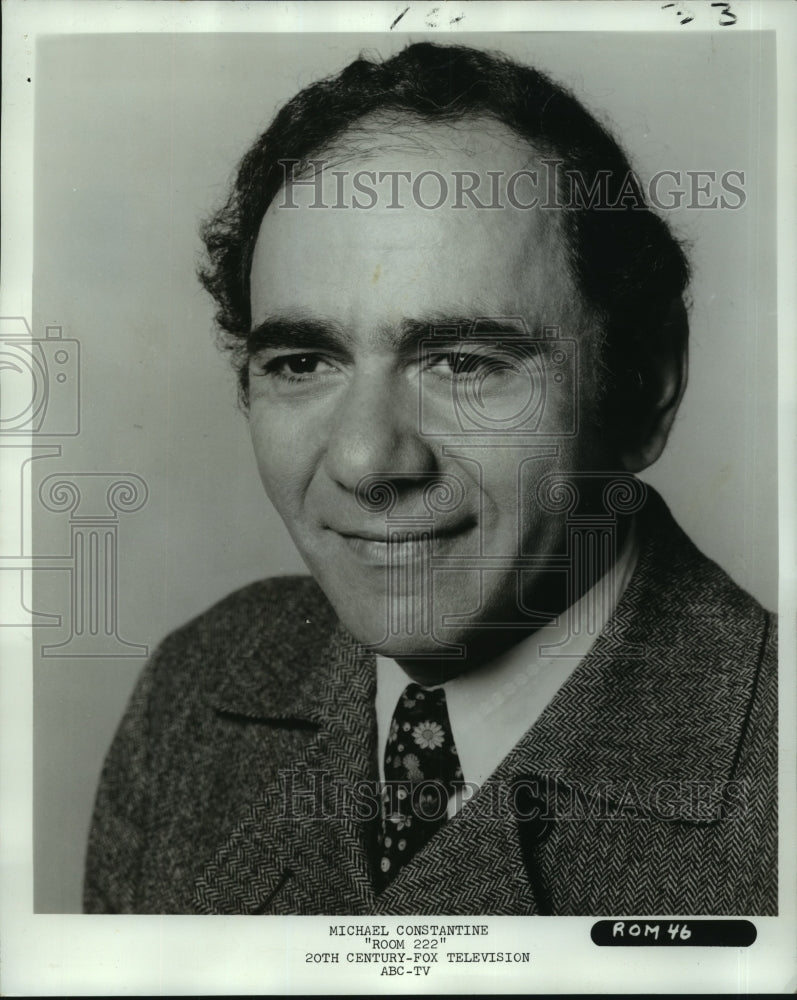 1970 Press Photo Michael Constantine in "Room 222" for 20th Century Fox on ABC."