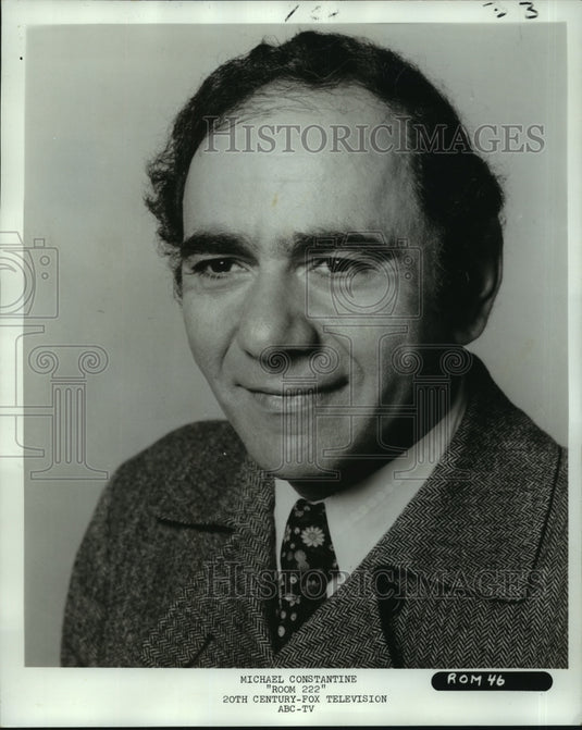 1970 Press Photo Michael Constantine in "Room 222" for 20th Century Fox on ABC."