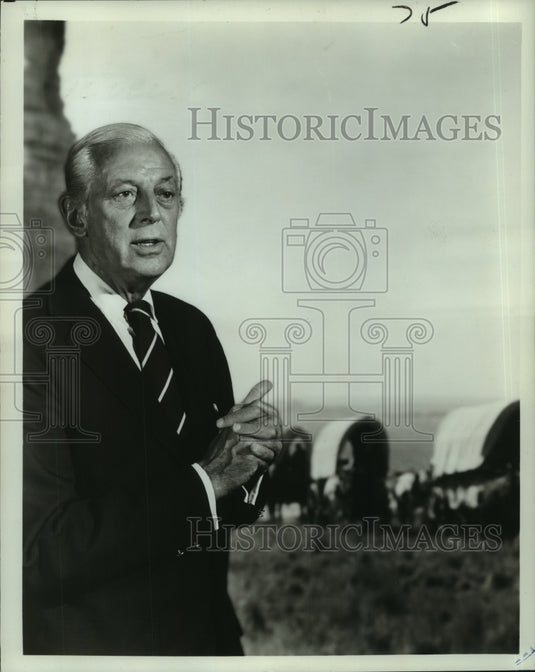 1973 Press Photo Alistair Cooke, historian, journalist, author and TV host.