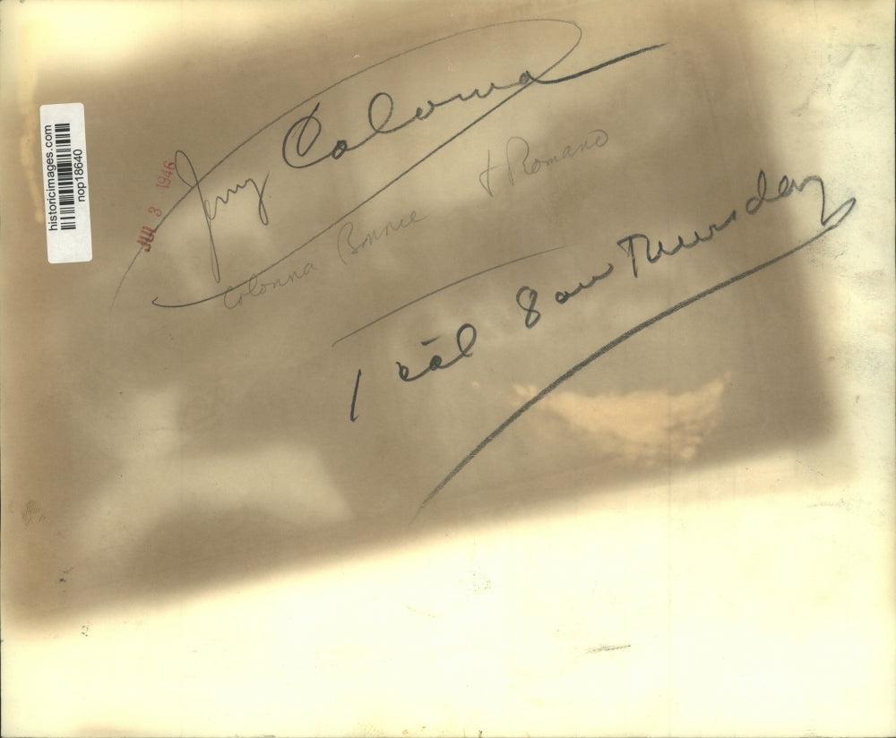 1946 Press Photo Jerry Colonna's Jamboree - nop18640