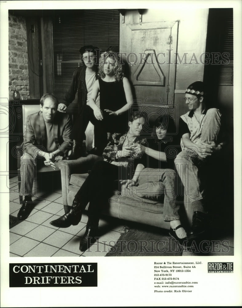 Press Photo Members of the Musical Group the Continental Drifters - nop18680- Historic Images