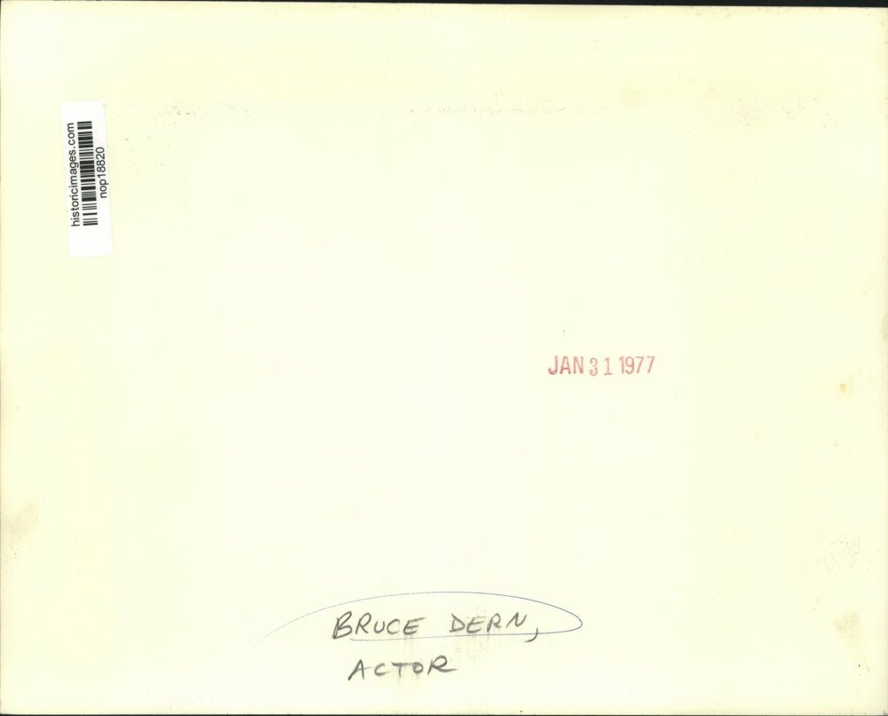1977 Press Photo Actor Bruce Dern - nop18820