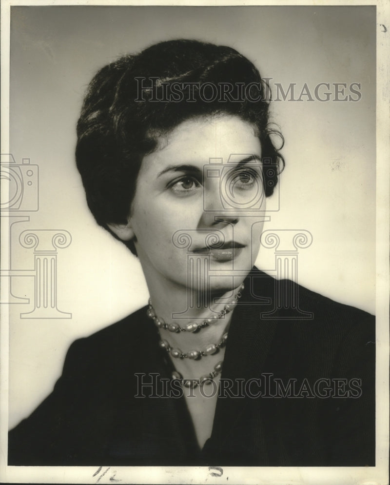 Load image into Gallery viewer, 1955 Press Photo Katherine Copponek of Louisiana. - nop19538
