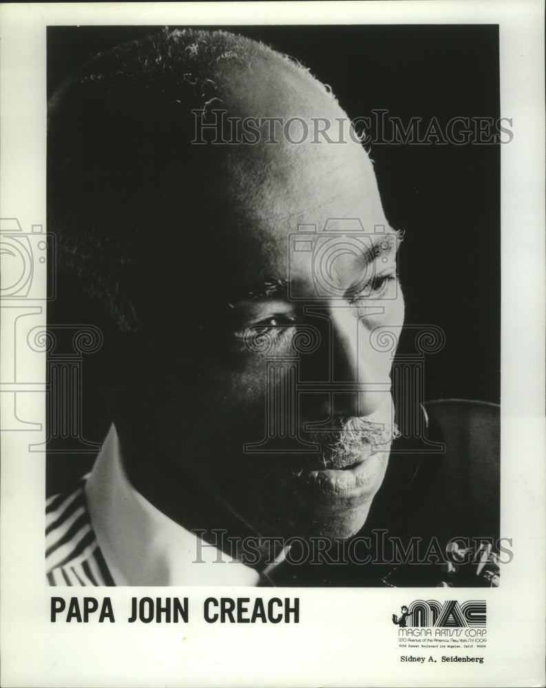 1975 Press Photo Papa John Creach, entertainer for Magna Artists Corp.