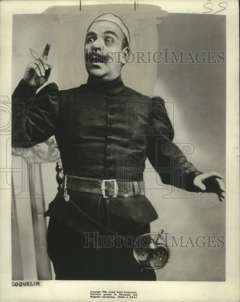 1950 Press Photo Constantin Coquelin, French Actor - nop20053